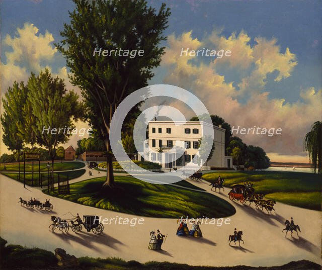 Burnham's Hotel, ca. 1845. Creator: Unknown.