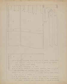 Dress Pattern, c. 1936. Creator: Emery Herrett.