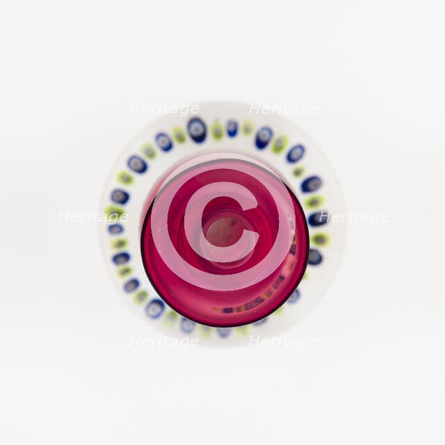 Paperweight, France, c. 1845-60. Creator: Saint-Louis Glassworks.