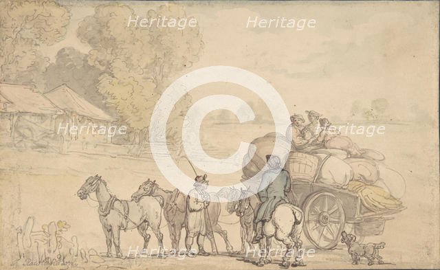 Migrants, 1780-1827. Creator: Thomas Rowlandson.