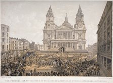 Funeral of the Duke of Wellington, St Paul's Cathedral, City of London, 18 November, 1852. Artist: Day & Son