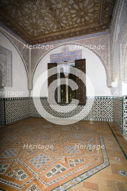 Interior, the Alcazar, Seville, Andalusia, Spain, 2007. Artist: Samuel Magal