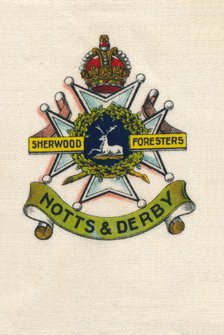 '45th & 95th Foot. The Sherwood Foresters (Nottinghamshire & Derbyshire Regt.)', c1910. Artist: Unknown.