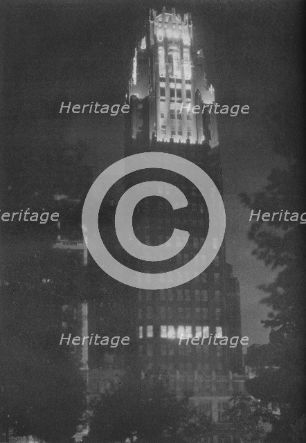 American Radiator Company Building, New York, 1925. Artist: Unknown.