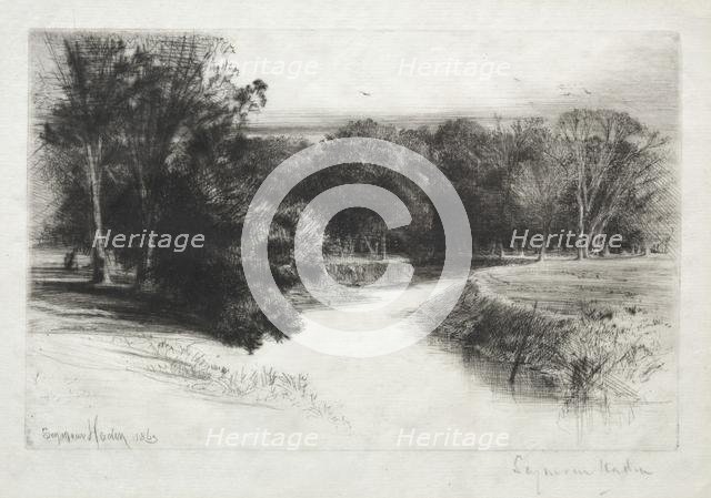 A Sunset in Ireland, 1863. Creator: Francis Seymour Haden (British, 1818-1910).