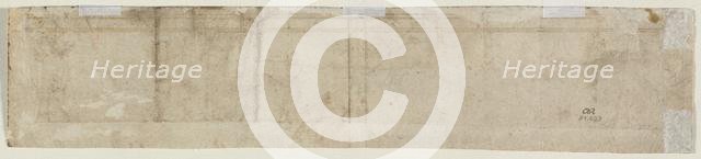 Partial Architectural Study, first half 1500s. Creator: Unknown.