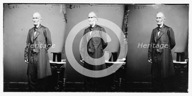 Arnold, Hon. Isaac Newton of ILL, aide to Colonel Hunter at Battle of Bull Run, c.1860-1865. Creator: Unknown.