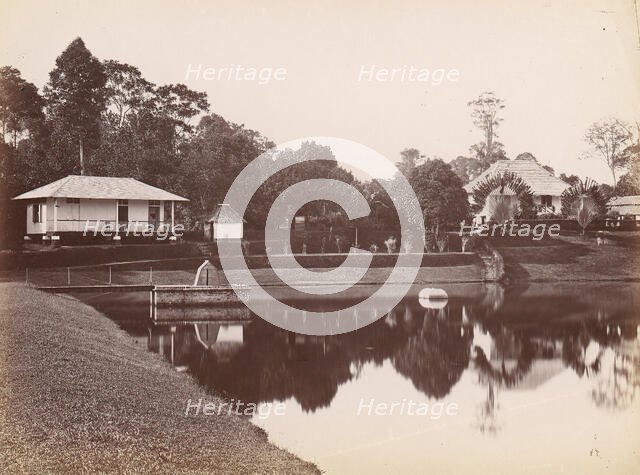 Water Reservoir at Thompson Road, Singapore, 1860s-70s. Creator: Unknown.