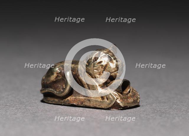 Recumbent Lion Bead, 1980-1801 BC. Creator: Unknown.
