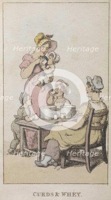 Curds & whey', 1820. Creator: Thomas Rowlandson.