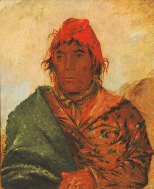 Ee-mat-lá-, King Phillip, Second Chief, 1838. Creator: George Catlin.