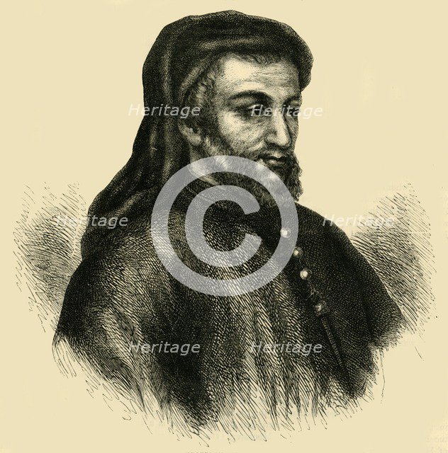 'Geoffrey Chaucer', (c1878). Creator: Unknown.
