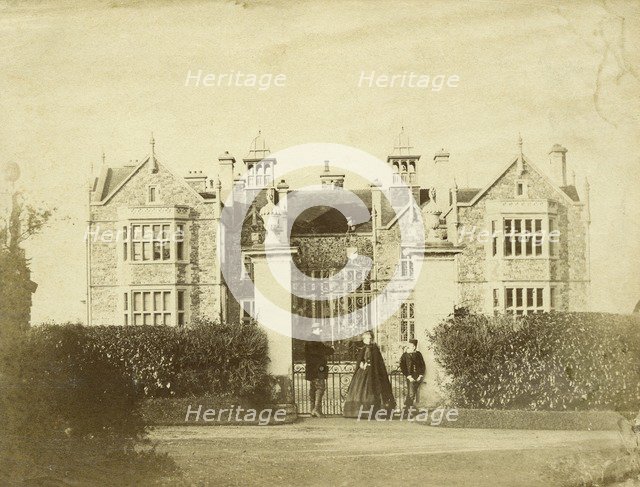 Bradfield House, Uffculme, Devon, 1852. Artist: Unknown.