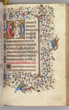 Hours of Charles the Noble, King of Navarre (1361-1425), fol. 279r, St. Basins, c. 1405. Creator: Master of the Brussels Initials and Associates (French).