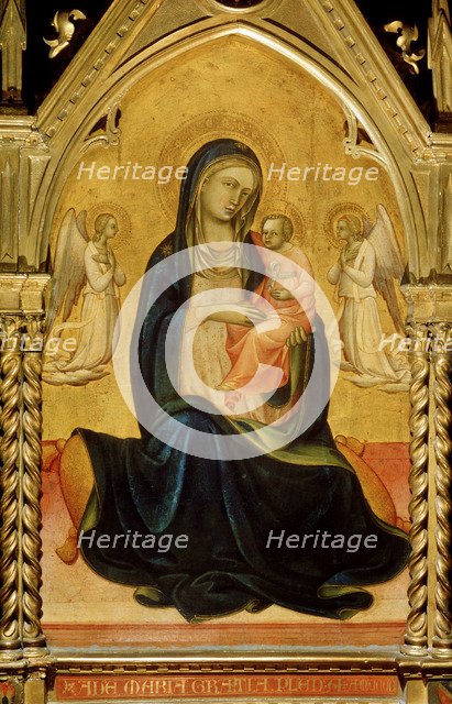 'The Virgin and Child with Angels (Madonna of Humility)', c1408-c1410. Artist: Lorenzo Monaco