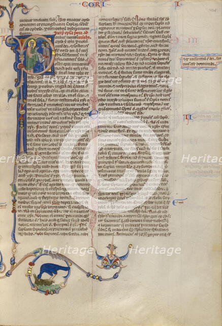 Abbey Bible, about 1250-1262. Creator: Unknown.