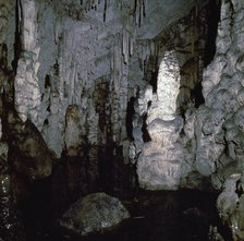 Inside the Diktaen cave Artist: Unknown