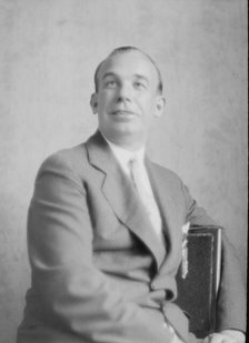 Unidentified man, possibly Mr. Armand T. Nichols, portrait photograph, between 1911 and 1942. Creator: Arnold Genthe.