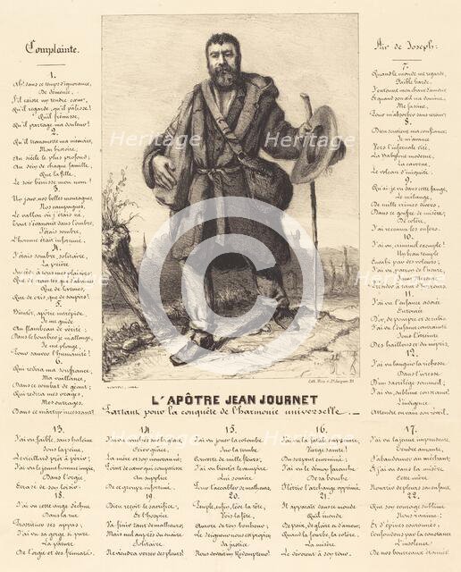 The Apostle Jean Journet Setting Out for the Conquest of Universal Harmony, 1850. Creator: Gustave Courbet.