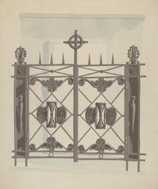 Iron Gate, c. 1936. Creator: Joseph L. Boyd.