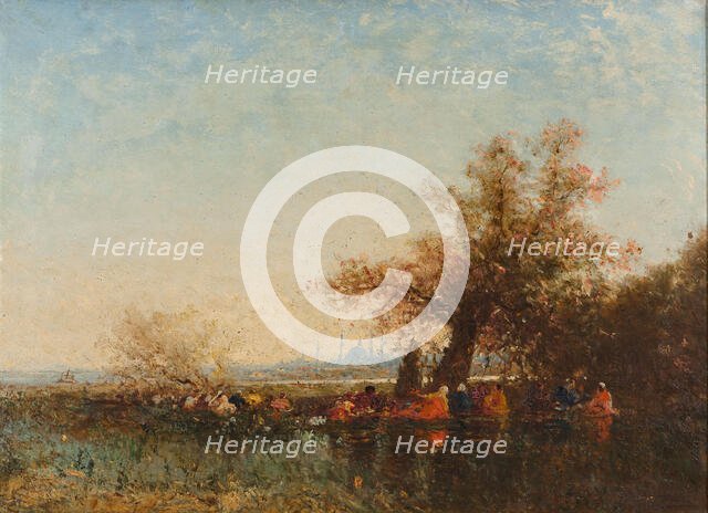 Les eaux douces d'Asie, between 1870 and 1890. Creator: Felix Francois Georges Philibert Ziem.