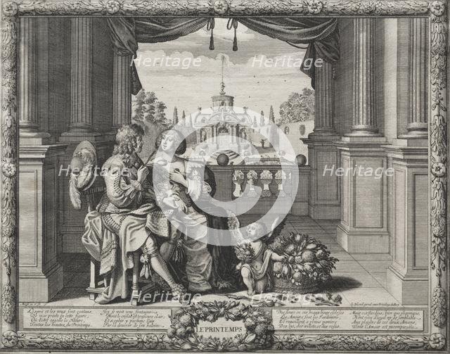 The Four Seasons: Springtime, 1635. Creator: Abraham Bosse (French, 1602-1676).