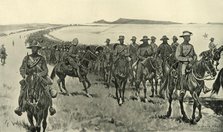 'Cronje's Force on their March South', 1900. Creator: Sidney E Paget.