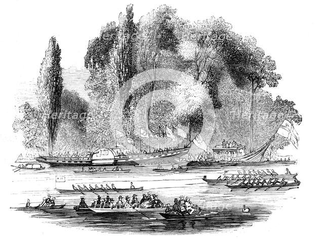 Thames Grand Regatta, 1844. Creator: Unknown.
