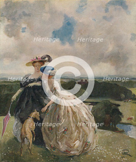 In the Park, Dalswinton, 1904, (1906). Artist: William Bruce Ellis Ranken