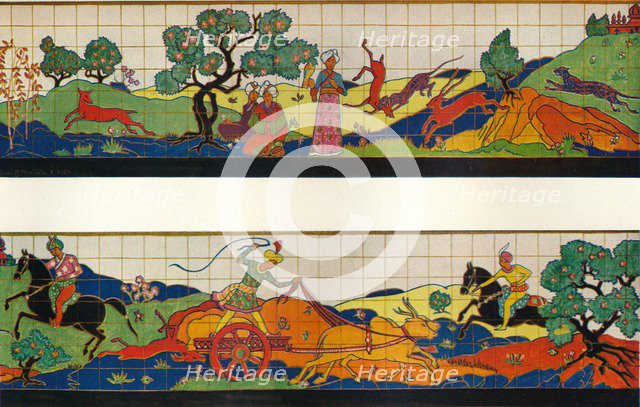 'British Empire Exhibition Decoration for Restaurant Exterior', c1924.  Artist: Oliver Percy Bernard.