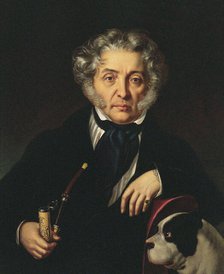 Portrait of Count Fyodor Ivanovich Tolstoy (1782-1846), known as the "American", 1846. Creator: Reichel, Karl (1788-1857).