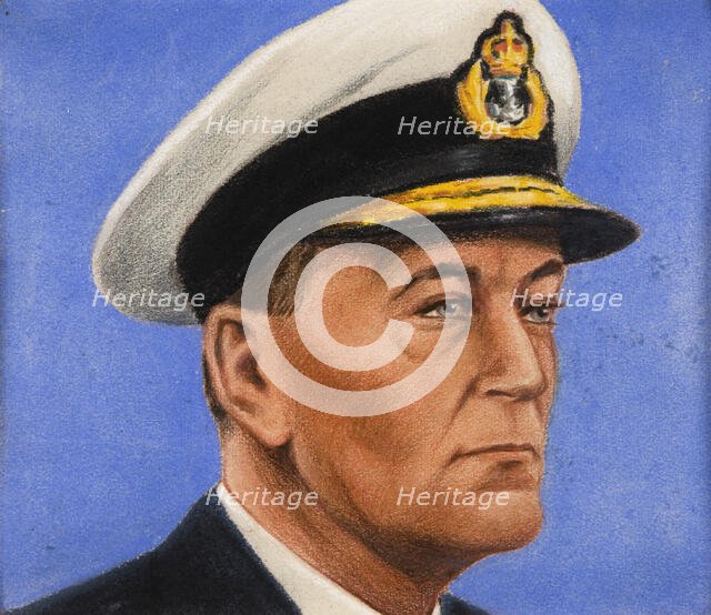 Admiral Sir John Cunningham,  c1943. Creators: William Timym, Central Office of Information.
