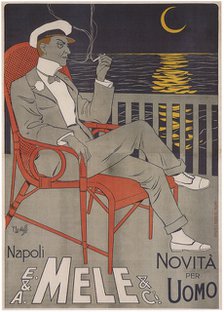 E.& A. Mele Ci., Napoli. The new man, 1900. Artist: Laskowski (Laskoff), François (Franz) (1869-1918)