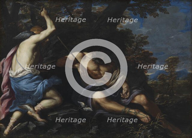 Mercury and Argus, End of 17th-Early 18th century. Creator: Troppa, Girolamo (1637-1710).