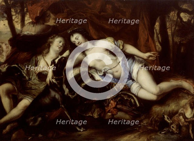 Diana with Her Companions, 1643-1678. Creator: Jurgen Ovens.
