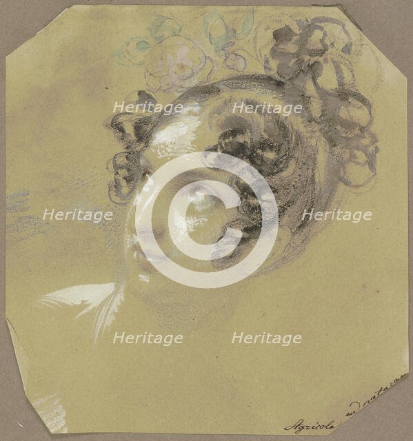 Female head. Creator: Karl Joseph Aloys Agricola.