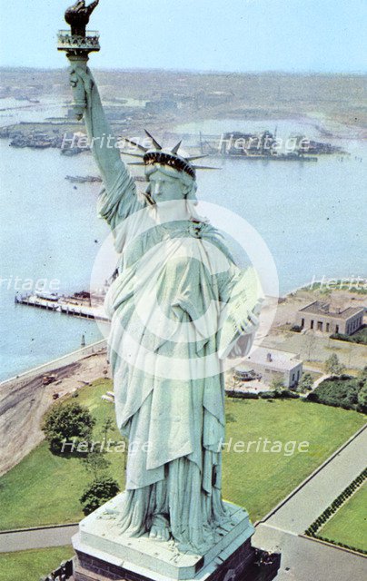 Statue of Liberty, New York City, New York, USA, 1956. Artist: Unknown