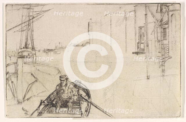 The Pool, 1859. Creator: James Abbott McNeill Whistler.