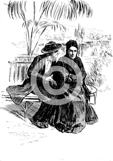 "22a, Curzon Street," the new play at the Garrick Theatre, 1898. Creator: Carl Hentschel.