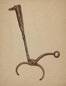 Snubber for Bull, c. 1942. Creator: William Frank.