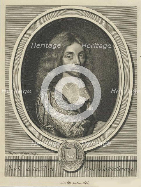 Charles de la Porte, duc de la Meilleraye (1602-1664) , ca 1690. Creator: Duflos, Claude (1665-1727).