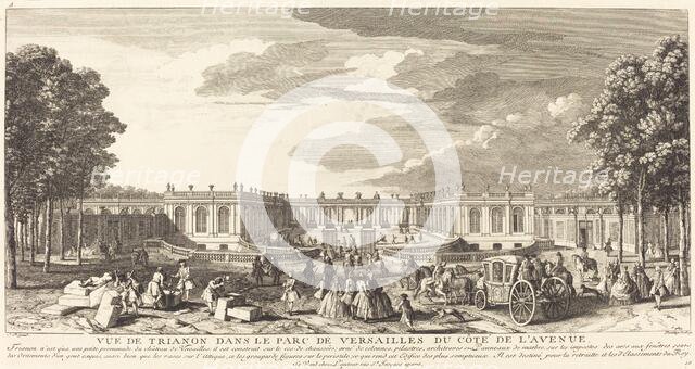 Vue de Trianon dans le Parc de Versailles du Cote de l'Avenue. Creator: Jacques Rigaud.