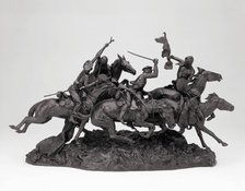 The Old Dragoons of 1850, Modeled 1905, cast 1906/7. Creator: Frederic Remington.