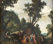 The Meeting of Jacob and Esau, c.1610-1620. Creator: Jacob Symonsz. Pynas.
