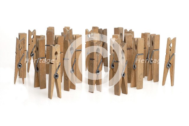 Clothes pegs. Artist: Pernilla Sjöström