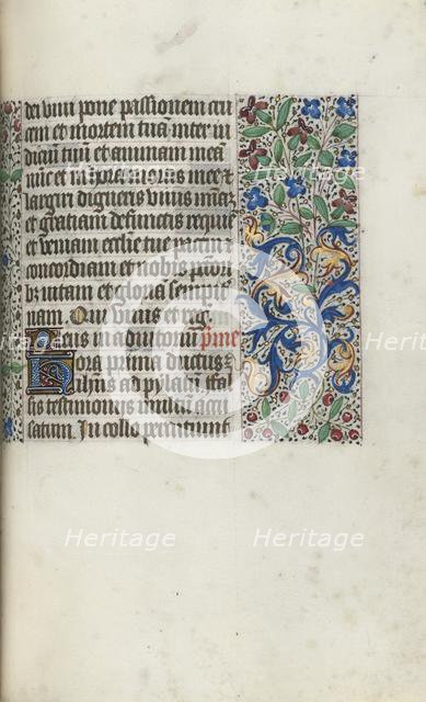 Book of Hours (Use of Rouen): fol. 97r, c. 1470. Creator: Master of the Geneva Latini (French, active Rouen, 1460-80).