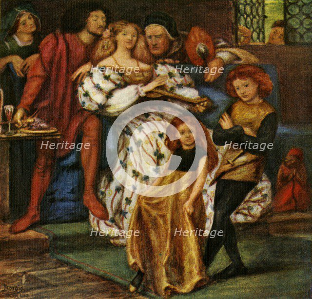 'The Borgia Family', 1863, (c1912). Artist: Dante Gabriel Rossetti.