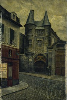 Gate of l'Hotel de Clisson, rue des Archives, 1898. Creator: Henri Chapelle.
