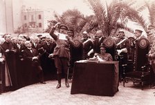 Dictatorship of Primo de Rivera, opening of the monument to Mossen Jacinto Verdaguer with the pre…