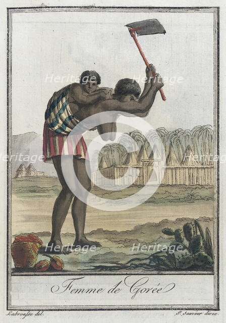 Costumes de Différents Pays, 'Femme de Gorée', c1797. Creators: Jacques Grasset de Saint-Sauveur, LF Labrousse.